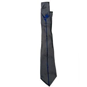 Armani Collezioni gray/blue design 100% silk tie